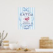 Poster Panneau de fiançailles de plage Parfaite Prise de (Cuisine)