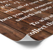 Poster Panneau de jeu de Baby Shower de mariage avec des  (Coin)