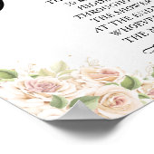 Poster Panneau de jeu de baby shower Floral Ring Ring (Coin)