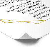 Poster Panneau de jeu de baby shower "Mettez un anneau de (Coin)