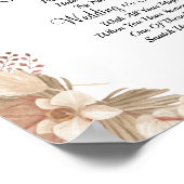 Poster Panneau de jeu de baby shower « Pampa Grass Put a  (Coin)