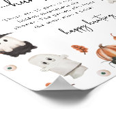Poster Panneau de jeu de chasse aux chaussettes de bébé H (Coin)