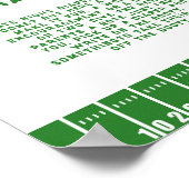 Poster Panneau de jeu de couche pour soirée bébé thème Fo (Coin)