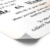 Poster Panneau de jeu de douche de Noël pour mettre une p (Coin)