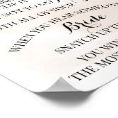 Poster Panneau de jeu de douche nuptiale Eucalyptus autom (Coin)