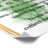 Poster Panneau de jeu de douche Palmier Tropical Mets-y u (Coin)