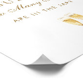Poster Panneau de jeu de mariage : Combien de coquillages (Coin)