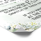 Poster Panneau de jeu de pinces à linge Eucalyptus (Coin)