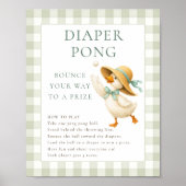 Poster Panneau de jeu de Pong de couche Silly Goose pour (Devant)