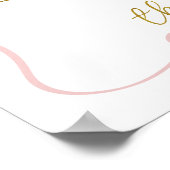 Poster Panneau de jeu de vêtements de bébé Coquette rose (Coin)