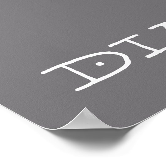 Poster Panneau de jeu Grey Elephants Diaper Pong (Coin)