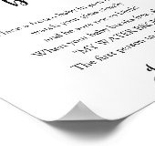 Poster Panneau de jeu Mon Baby shower de rupture d'eau (Coin)