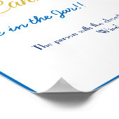 Poster Panneau de jeu pour Baby Shower de mariage Combien (Coin)