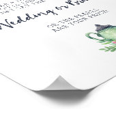 Poster Panneau de jeu pour Baby Shower N'ecrivez Pas 'Mar (Coin)