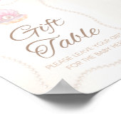 Poster Panneau de jeu pour Baby Shower Perle (Coin)
