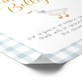 Poster Panneau de jeu pour Baby Shower pour le bébé du ve (Coin)