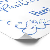 Poster Panneau de jeu pour enterrement de vie de jeune fi (Coin)