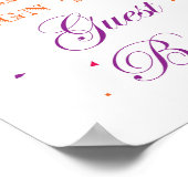 Poster Panneau de jeu pour fête de mariage Fiesta 8x10 (Coin)