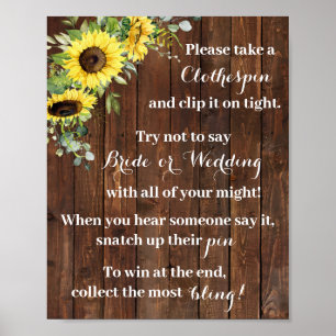 Poster Panneau de jeu pour une Baby Shower : Mettez une p