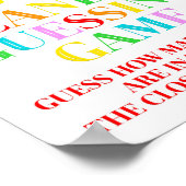 Poster Panneau de jeu Rainbow Confetti Candy Guider (Coin)