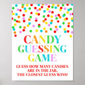 Poster Panneau de jeu Rainbow Confetti Candy Guider (Devant)