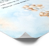 Poster Panneau de jeu Teddy Bear Guess the Belly Size (Coin)
