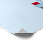 Poster Panneau de la bannière Choo Choo Animal Train (Coin)