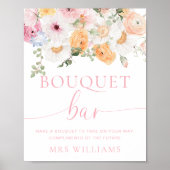 Poster Panneau de la barre Bouquet Millie Floral (Devant)