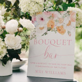 Poster Panneau de la barre Bouquet Millie Floral