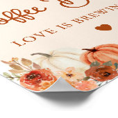 Poster Panneau de la barre de café Citrouille Fall in Lov (Coin)