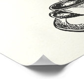 Poster Panneau de la barre de café Mariage/Aquarelle nupt (Coin)