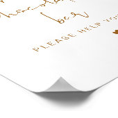 Poster Panneau de la barre de chocolat chaud INDIE Boho T (Coin)