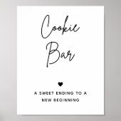 Poster Panneau de la barre de cookies | Panneau de la tab (Devant)