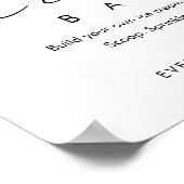 Poster Panneau de la barre de crème glacée STELLA Minimal (Coin)