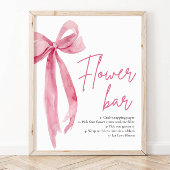 Poster Panneau de la barre de Fête des mariées de la flèc