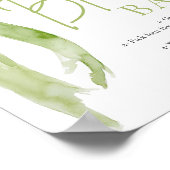 Poster Panneau de la barre de fleurs de Fête des mariées  (Coin)