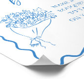 Poster Panneau de la barre de fleurs, Fête des mariées du (Coin)