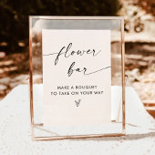 Poster Panneau de la barre de fleurs, Fête des mariées mi