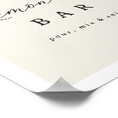 Poster Panneau de la barre de Lemonade - Décor imprimable (Coin)