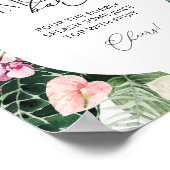 Poster Panneau de la barre de Mimosa de couleur d'eau tro (Coin)