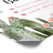 Poster Panneau de la barre de Mimosa du Catcus vert (Coin)