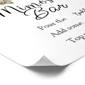 Poster Panneau de la barre de Mimosa Fête des mariées de  (Coin)