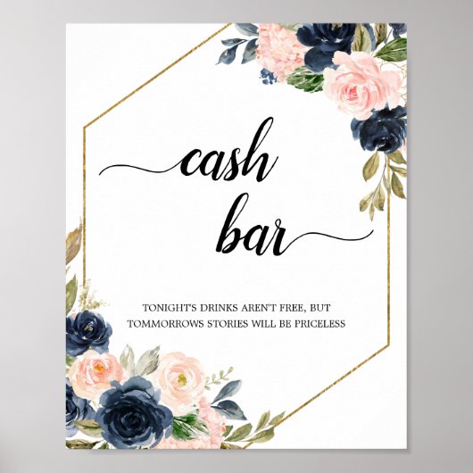 Poster Panneau de la barre de trésorerie géométrique Flus (Devant)