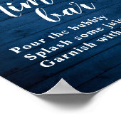 Poster Panneau de la barre Eucalyptus Mimosa (Coin)