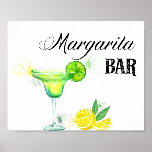Poster Panneau de la barre Margarita (Devant)