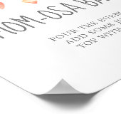 Poster Panneau de la barre mère-osa du Baby shower de l'a (Coin)