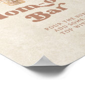 Poster Panneau de la barre mère-osa du Baby shower des ba (Coin)