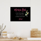 Poster Panneau de la barre Mimosa (Cuisine)