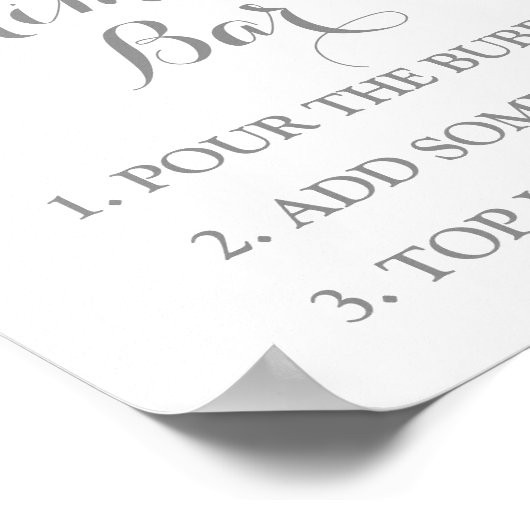 Poster Panneau de la barre Mimosa Fleurs d'aquarelle rose (Coin)