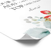 Poster Panneau de la barre mimosa fraise (Coin)